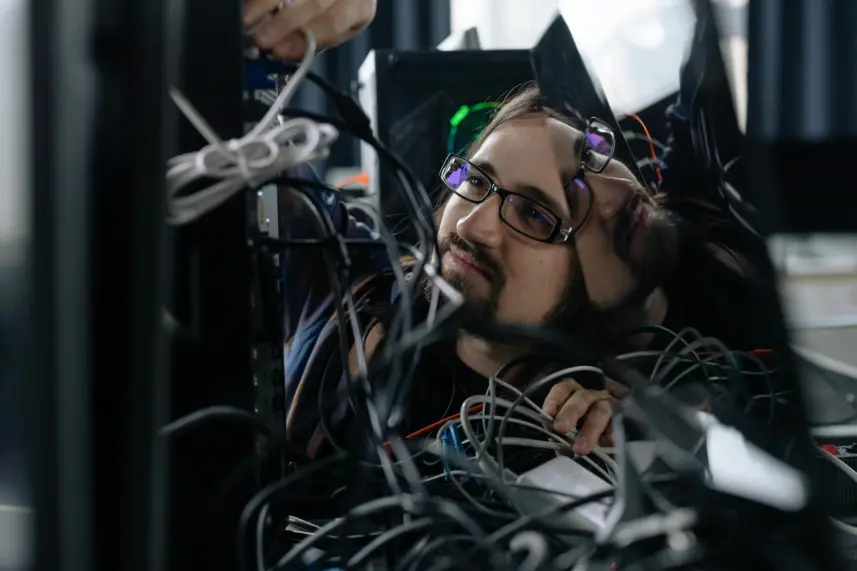 Techniker im Einsatz